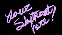 'your shitpost here!' written in pink cursive on a black background.